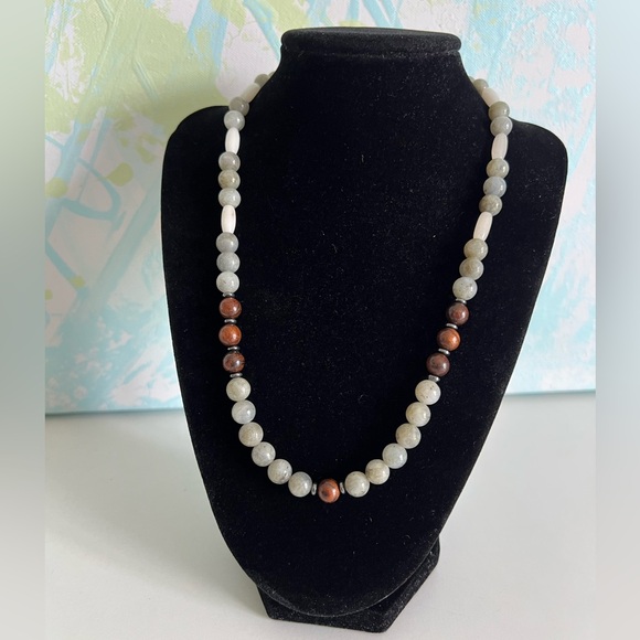 “Grace” Gemstone Necklace by JILpeaces - Picture 4 of 4